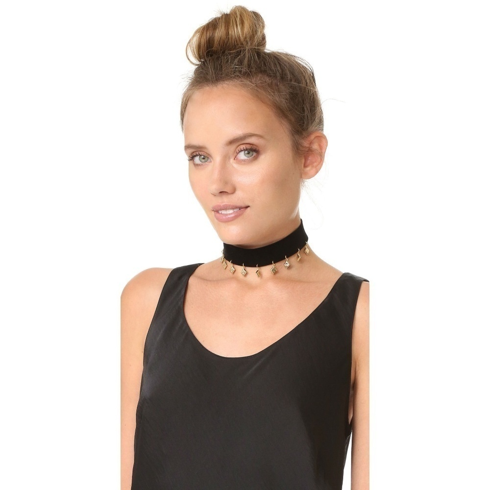 💕VANESSA MOONEY💕 Sofia Velvet Statement Necklace